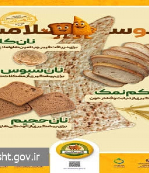 15 تا 30 آذر؛ پویش ملی اطلاع‌رسانی تغذیه سالم با شعار «نان و سلامت» برگزار می شود